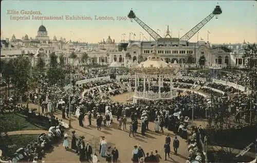 Exhibition Imperial London 1909 Elite Gardens  Kat. Expositions