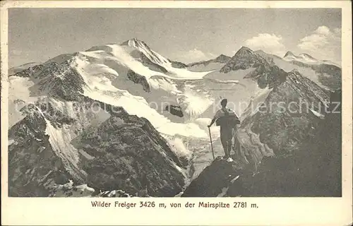 Bergsteigen Klettern Wilder Freiger  / Sport /