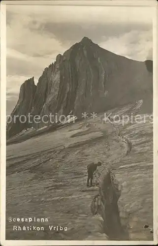 Bergsteigen Klettern Scesaplana Rhaetikon Vring / Sport /