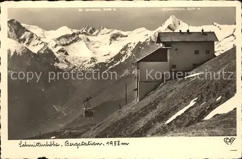 Seilbahn Schmittenhoehe Bergstation Kitzsteinhorn / Bahnen /