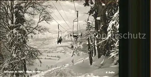 Sessellift Imbergbahn Steibis  Kat. Bahnen