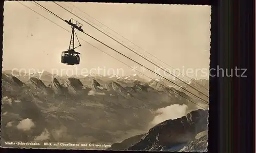 Seilbahn Saentis Churfirsten Glarneralpen  / Bahnen /