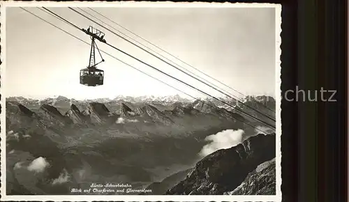 Seilbahn Saentis Churfirsten Glarneralpen / Bahnen /