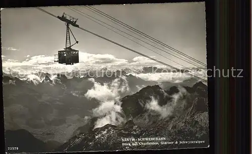 Seilbahn Saentis Churfirsten Glarner Schwyzeralpen  / Bahnen /