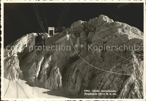 Seilbahn Saentis Bergstation  / Bahnen /