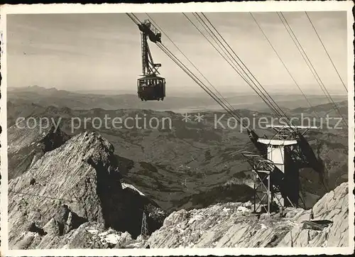 Seilbahn Saentis Grenzkopf Graukopf  / Bahnen /