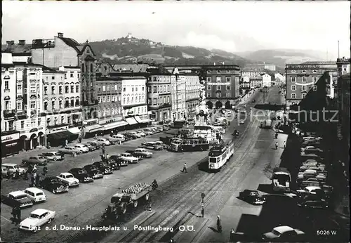 Strassenbahn Lind a.d. Donau Hauptplatz Poestlingberg  Kat. Strassenbahn