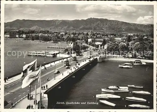 Strassenbahn Zuerich Quaibruecke Uetliberg Kat. Strassenbahn