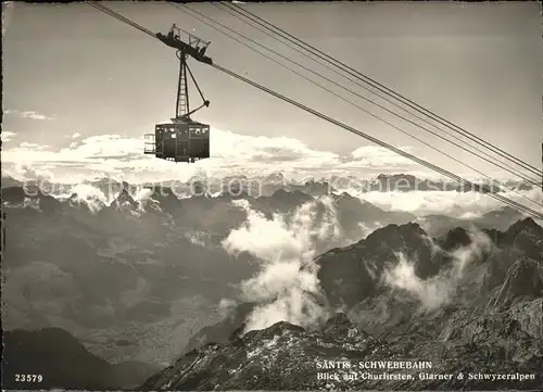 Seilbahn Saentis Churfirsten Glarner Schwyzeralpen / Bahnen /