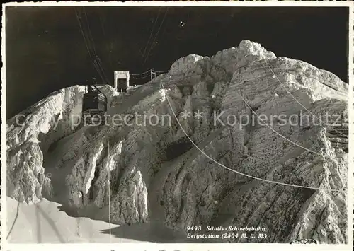 Seilbahn Saentis Bergstation  / Bahnen /