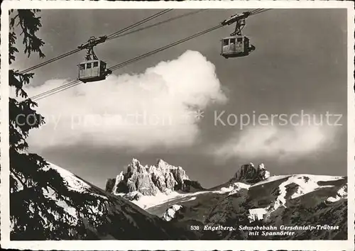 Seilbahn Gerschnialp-Truebsee Engelberg Spannoerter / Bahnen /