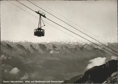 Seilbahn Saentis Churfirsten Glarneralpen / Bahnen /