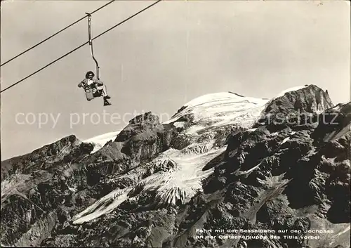 Sessellift Jochpass Gletscherkuppe Titlis  Kat. Bahnen