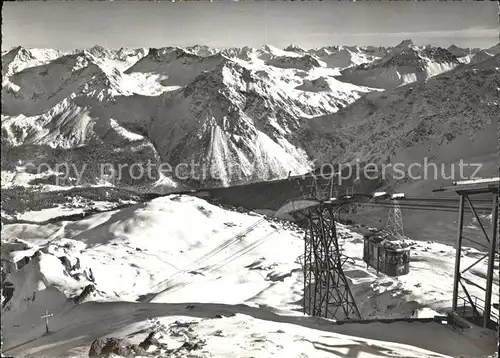 Seilbahn Arosa Weisshorngipfel / Bahnen /