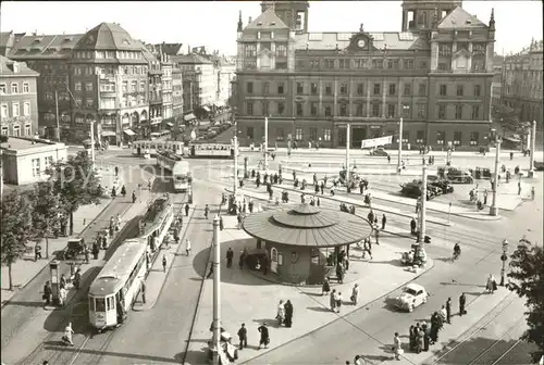 Strassenbahn Dresden Postplatz Telegrafenamt  Kat. Strassenbahn