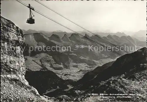 Seilbahn Saentis Toggenburg Churfirsten  / Bahnen /