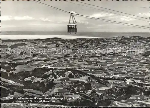 Seilbahn Wasserauen-Ebenalp Gais Bodensee / Bahnen /