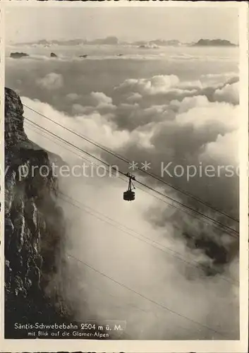 Seilbahn Saentis Glarner-Alpen  / Bahnen /