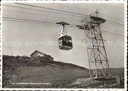 Seilbahn Wasserauen-Ebenalp / Bahnen /