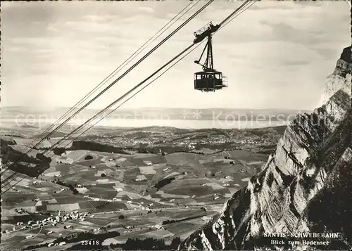 Seilbahn Saentis Bodensee  / Bahnen /