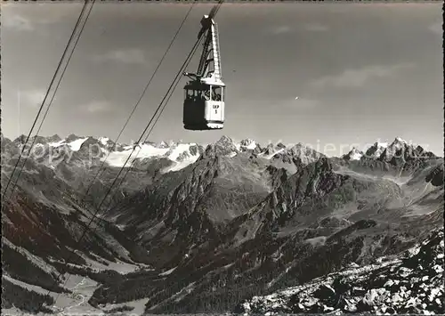 Seilbahn Klosters-Gotschnagrat-Parsenn Silvrettagruppe / Bahnen /