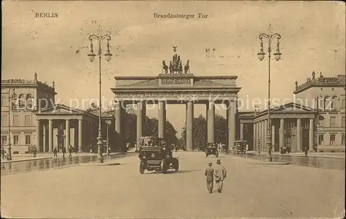 Brandenburgertor Berlin Oldtimer Kat. Gebude und Architektur