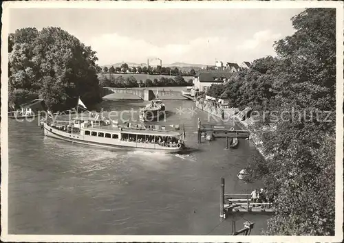 Boote Rheinfelden Schifflaendle Kat. Schiffe