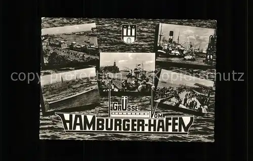 Hafenanlagen Schiffe Hamburg  Kat. Schiffe
