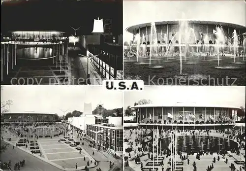 Exposition Universelle Bruxelles 1958 Pavillon von USA  Kat. Expositions