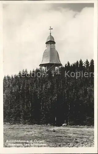 Schwarzwald Aussichtsturm an der Gugeln Hotzenwald Kat. Regionales