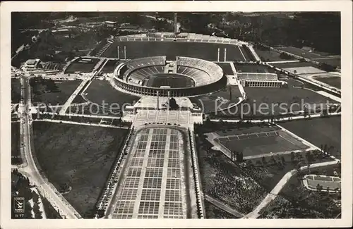 Stadion Reichssportfeld Olympia-Postkarte Nr. 10  / Sport /