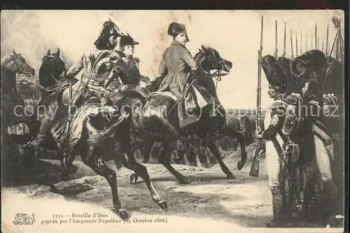 Napoleon Bonaparte Bataille d Iena 1806 / Persoenlichkeiten /