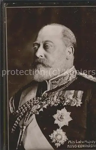 Adel Late Majesty King Edward VI / Koenigshaeuser /