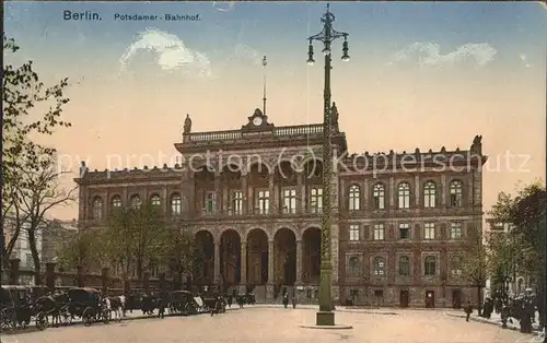 Bahnhof Berlin Potsdamer-Bahnhof / Eisenbahn /