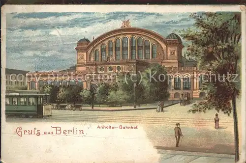 Bahnhof Anhalter Eisenbahn Berlin / Eisenbahn /
