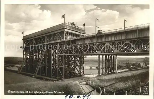 Schiffe Schiffshebewerk Hohenzollern-Kanal / Schiffe /