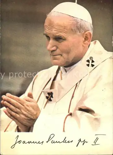 Papst Joannes Paulus pp II. / Religion /