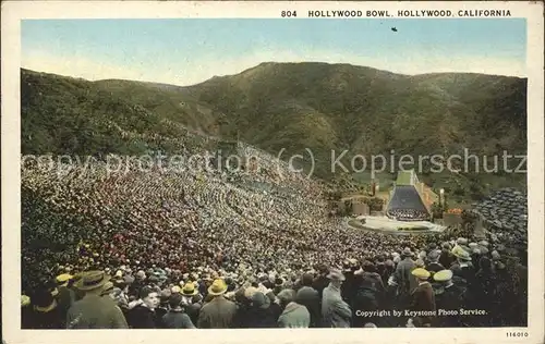 Freilichtbuehne Thingstaette Hollywood Bowl. California  / Theater /