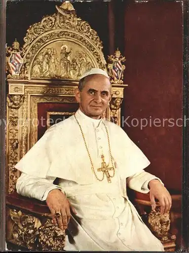 Papst Paul VI. Citta del Vaticano / Religion /