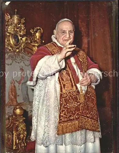 Papst Joannes P.P. XXIII / Religion /