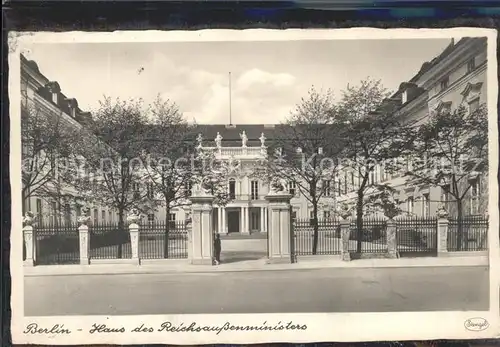 Gebaeude und Architektur Berlin Haus des Reichsaussenministers / Gebaeude /