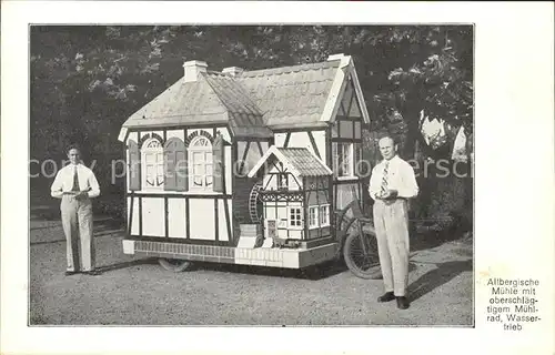 Gebaeude und Architektur Altbergische Muehle Muehlrad Wasser Model / Gebaeude /