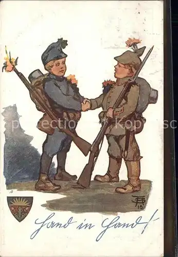 Verlag Schulverein Nr. 743 Soldaten  / Bund der Deutschen /