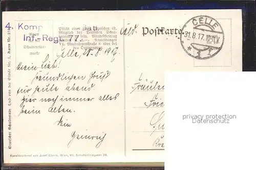 Verlag Schulverein Nr. 164 Glocke Hochzeit  Blumen / Bund der Deutschen /