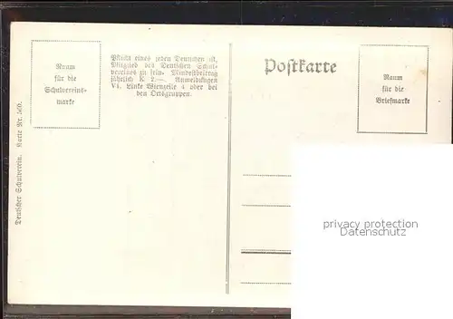 Verlag Schulverein Nr. 560 Liederkarte Wein / Bund der Deutschen /