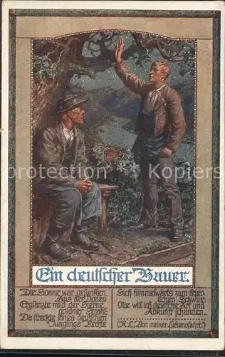 Verlag Schulverein Nr. 790 deutscher Bauer  / Bund der Deutschen /