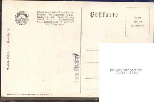 Verlag Schulverein Nr. 790 deutscher Bauer  / Bund der Deutschen /