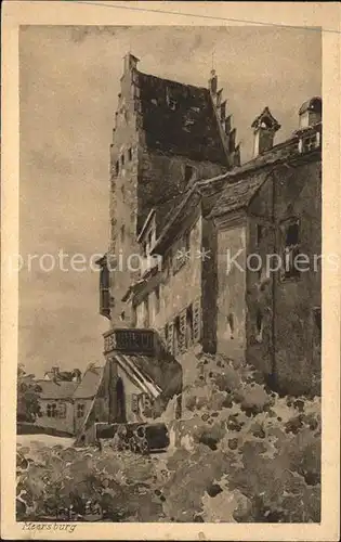 Marschall Vinzenz Meersburg oberes Tor Nr. 205  Kat. Kuenstlerkarte