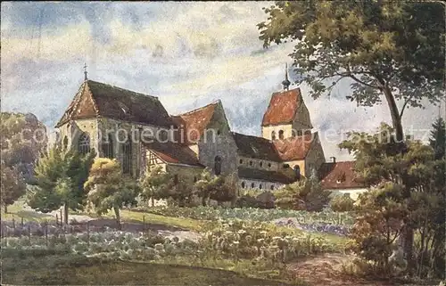 Marschall Vinzenz Insel Reichenau im Bodensee Das Muenster Nr. 605 Kat. Kuenstlerkarte