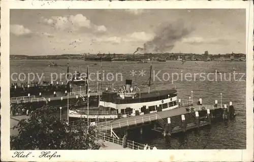 Dampfer Binnenschifffahrt Kiel Hafen  Kat. Schiffe